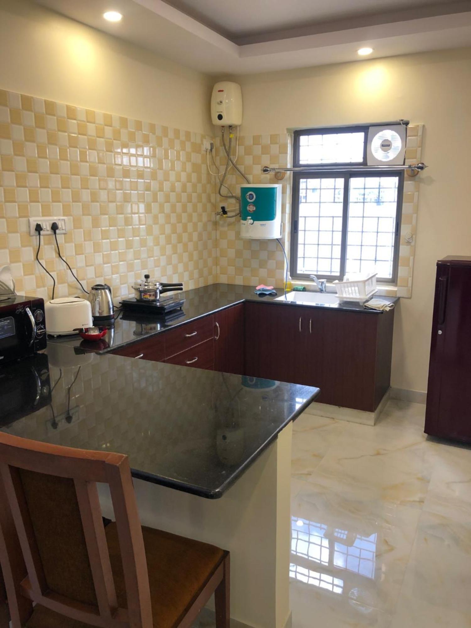 Family Friendly Studio Apartment Bangalore Bagian luar foto